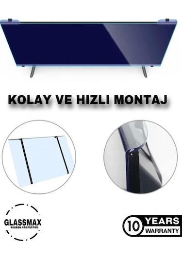 Beko 65u3200 Uyumlu 65" Inç 165 Ekran Tv Ekran Koruyucu