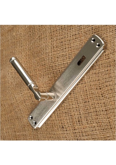 Can Aynalı Nikel Saten Oda Kapı Kolu 5 Takım