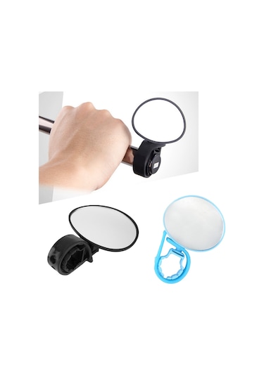 Yaleker Abs Malzeme Bisiklet Arka Görünümlü Ayna, 20-35mm Boru Uyumlu, Kaydırmalı Kemer Kolu, Sarı