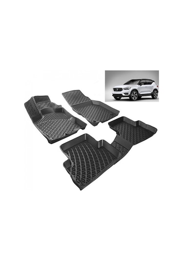 Volvo Xc40 3D Havuzlu Paspas 2019- Sonrası