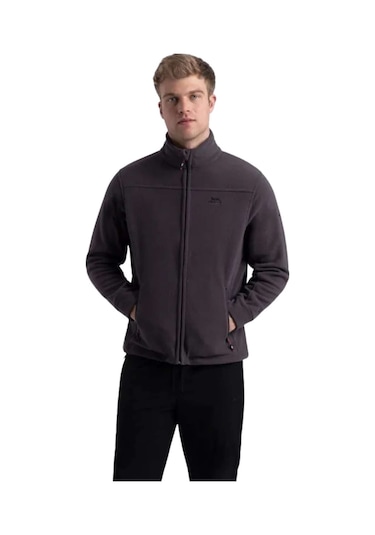 Trespass Trespass Bernal - Fleece At300 Erkek Gri Polar Cbn Gri