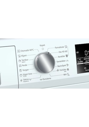 Siemens WM12US90TR 1200 Devir 9 KG Çamaşır Makinesi