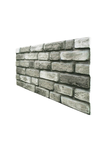 5 Adet X Tuğla Desenli 3D Strafor Köpük Duvar Kaplama Paneli (403308791)