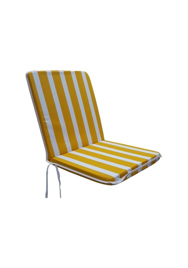 Mirzade 6'lı Median Yüksek Arkalı Sandalye Minderi-sarı