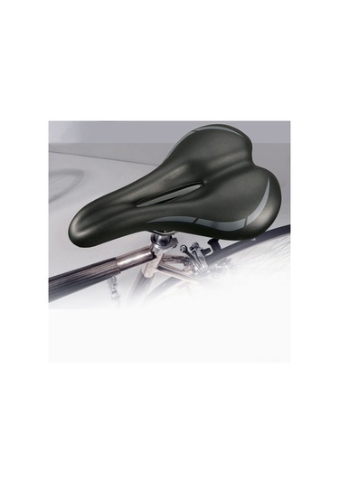 Yaozixa Evrensel Bisiklet Jeli Pedal, Şok Emici Yumuşak Kumaş, Karbon Çelik & 43 Yüksek Kaliteli Pu Deri, Kolay Kurulum Siyah