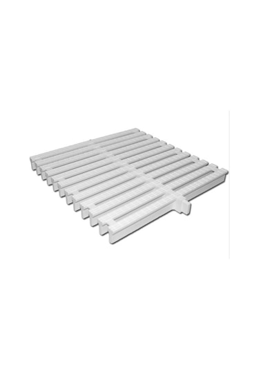 Gemaş Havuz Savak Kanal Izgarası Plastik 25 cm Tek Geçme (1 metre