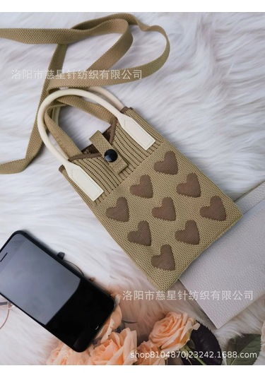 Yaz Sıcak Satış Sezon Örme Küçük Kare Çanta Kaliteli Çanta Crossbody Cep Red Hot Money Kırmızı