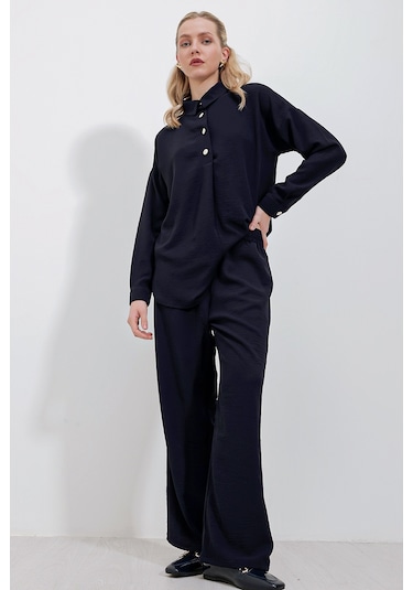 6631 Oversize Alt-üst Takım - Lacivert 6631bgd19-009-14577 001