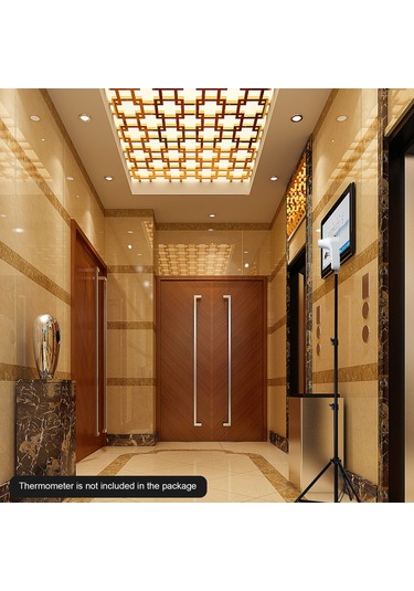 Shineyee 1.6m Çelik Isı Ölçer Tripodu - Siyah, 1/4 Vida Açısı, Hızlı Ölçüm İçin Kameralar Ve Cihazlar İçin