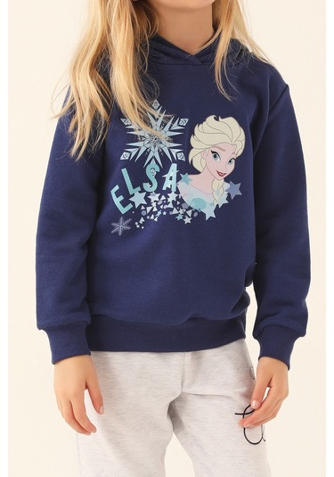 Frozen Parlament Kız Çocuk Eşofman Takımı Mavi