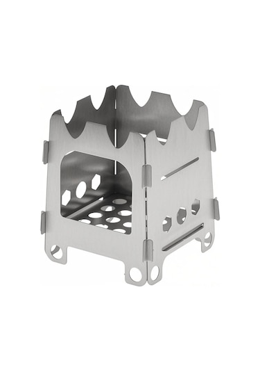 Jeehugo Küçük Boy Çift Yönlü Titan Camping Mangal, Katlanabilir Ve Hafif, Outdoor Seyahat İçin İdeal 70g Çok Renkli