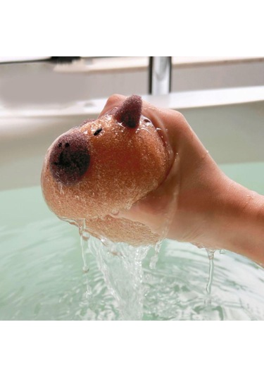 Homyl Banyo Süngeri Kapibara Topu Tekrar Kullanılabilir Çok