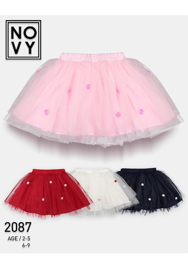 23 Nisan Bayram Doğum günü Özel Gün Kız Çocuk TÜTÜ ETEK 2-9 Yaş