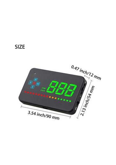 Maiyame Projeksiyon Nirvana Araba Gps Dijital Hız Göstergesi Head-up Display Hud Ön Cam Projektörü Usb Şar