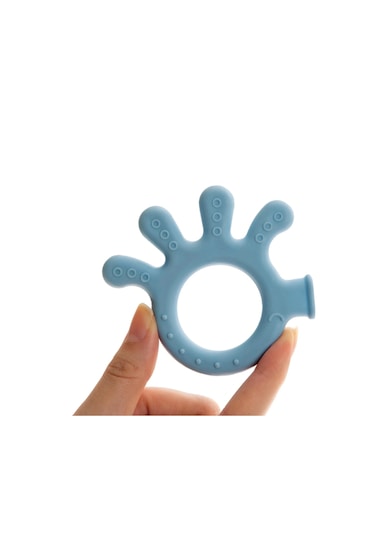 Babyjem Yumuşak Diş Kaşıyıcı Ahtapot Mavi