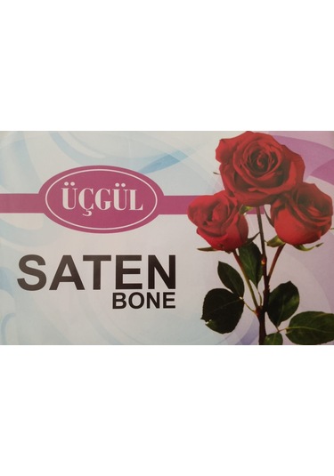 Üçgül Saten Bone Beyaz
