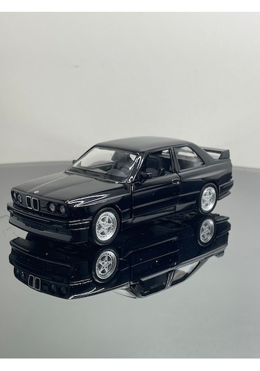 Bmw M3 1:32 Ölçek Metal Çek Bırak Model Araba 12 Cm - Siyah
