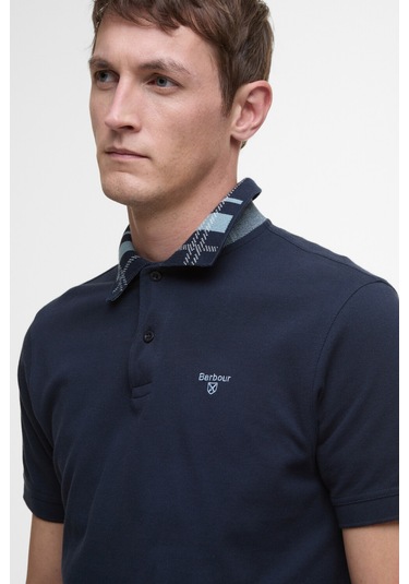 Barbour Trematon Tailored Fit Polo Yaka Ny91 Navy Lacivert