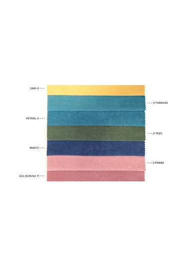 Tekli Kadife Dokulu Kırlent Kılıfı Fuşya-2514 001