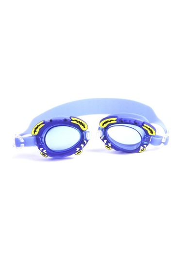 Cbtx Global Karikatür Su Geçirmez Anti-Sis Yüksek Çözünürlüklü Çocuk Yüzme Gözlükleri Mavi Yengeç Çok Renkli
