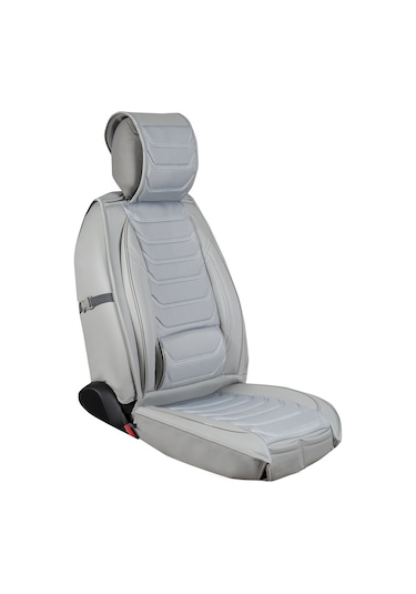 Alfa Romeo Spider Uyumlu Lüx Deri Oto Koltuk Kılıfı Ön/arka Set Gri Fresh