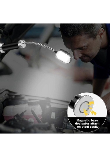 Barbekü Izgara Lambası Manyetik Tabanlı Süper Parlak Led Bar Çok Renkli