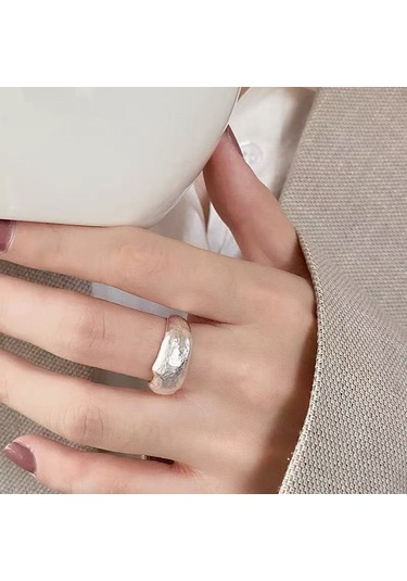 Kadınlar İçin Özel Olarak Tasarlanmış Benzersiz Düz Bantlı Yüzük No.86 Çok Renkli