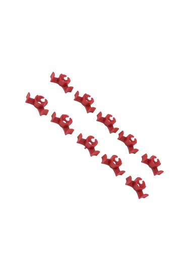 Folinda 20 Adet Plastik Bitki Büküm Klampları - Tohumluk, Seracılar Ve Bahçeler İçin Gövde Eğitici, 0.6 Cm'yi Geçmeyen Gövde Çapı, Renkli