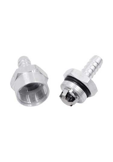 Fastbuy Araba 10mm Alüminyum Yakıt Benzinli Tek Yönlü Geri Dönüşsüz Çek Valf