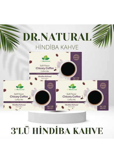 Dr. Natural Hindiba Kahvesi  Diyet Kahve 3'lü 30 x 5 G