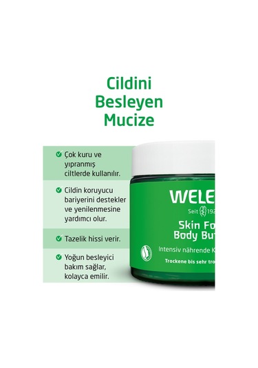 Weleda Skin Food Body Butter Organik Vücut Bakım Kremi 150 ML
