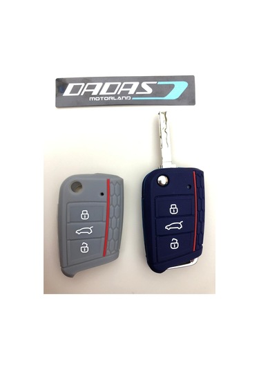 Vw Tiguan Caravelle Skoda Seat Slikon Anahtar Kılıfı Koruma