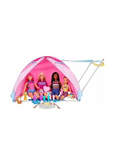 Barbie Malibu ve Brooklyn Kampta Oyun Seti HGC18