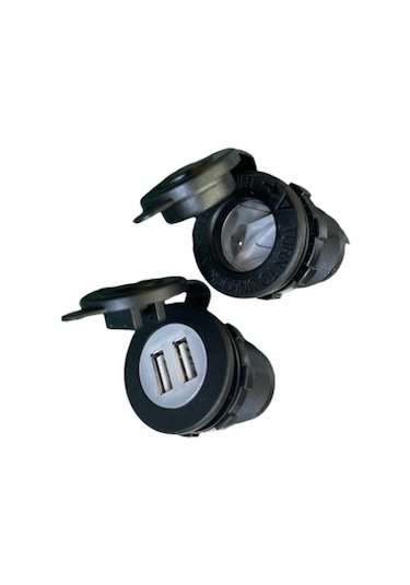 2.1 A Harici 2 Li USB Yuvası ve Çakmak Soketi Girişi 2 Li  12Volt