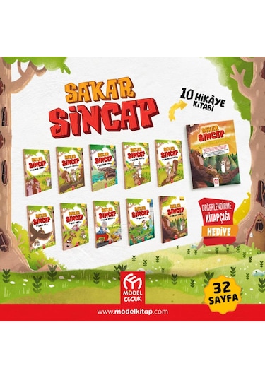 Sakar Sincap Hikaye Seti / 10 Kitap
