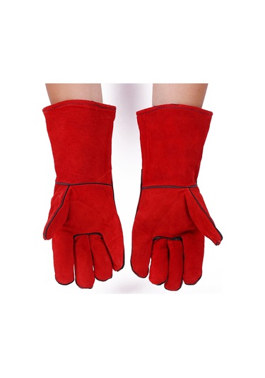 Ximistore9 Deri Kaynak Eldivenleri - Yüksek Isıya Dayanıklı Bbq Ve Kampçılık İçin