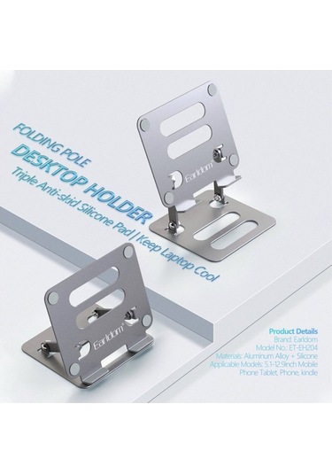 Earldom Eh204 Ayarlanabilir Metal Laptop Ve Tablet Standı