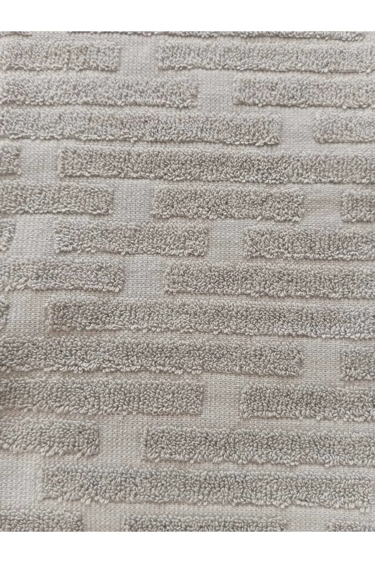 %100 Pamuklu 2 Li Gri El Havlusu Seti 50x90 Cm Modern Ve Dayanıklı