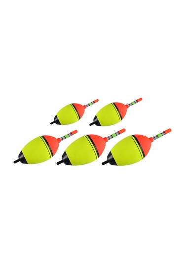 Neevoyu Eva Malzeme Deniz Balıkçılığı Ağırlıkları 5g-20g Fenerli Konik Ağırlıklı Sünger 5 Adet Seti