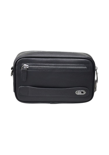 Guard Siyah Hakiki Deri Şifreli Unisex El Çantası - Grd250308wt1857 Diğer Çok Renkli