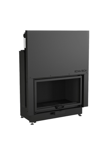 Echa Tech Asansörlü Çelik Şömine Haznesi Düz 90 X 55 D