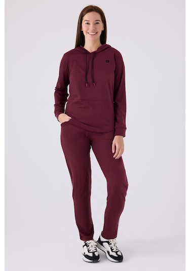 Pierre Cardin Kadın Bordo Pijama Takım Pc8923-s-v4