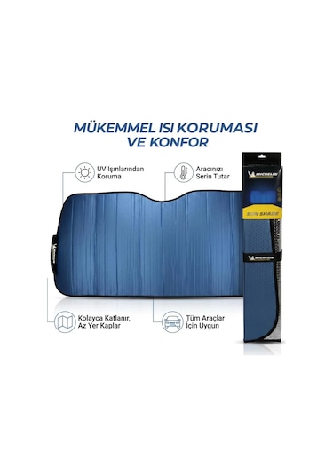 Mc3000 130x70cm Universal Balonlu Ön Cam Güneşliği