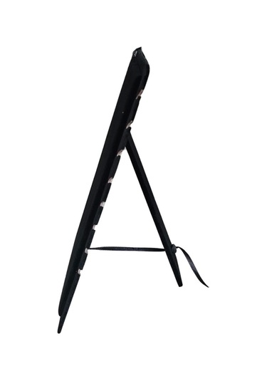 Ayaklı Siyah Süet Kare Kolye&zincir Standı 8 Li Çok Renkli