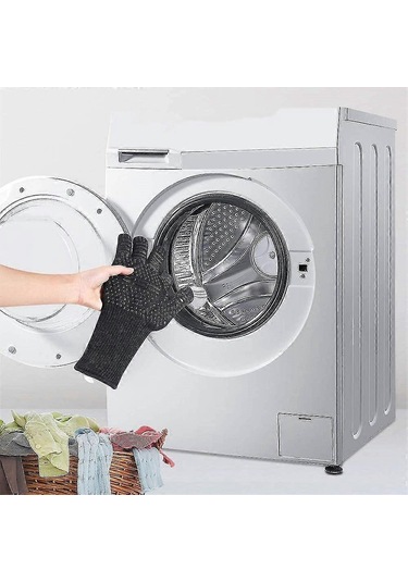 Izgara Eldivenleri Fırın Eldivenleri 800 C'ye Kadar Isıya Dayanıklı Pişirme Eldivenleri