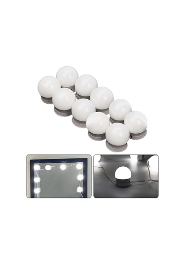 Suntek 10 Led Makyaj Aynası Işıkları Süper Parlak Banyo