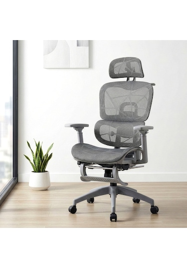 Karr Office Odessa Fonksiyonel Çalışma Koltuğu Gri