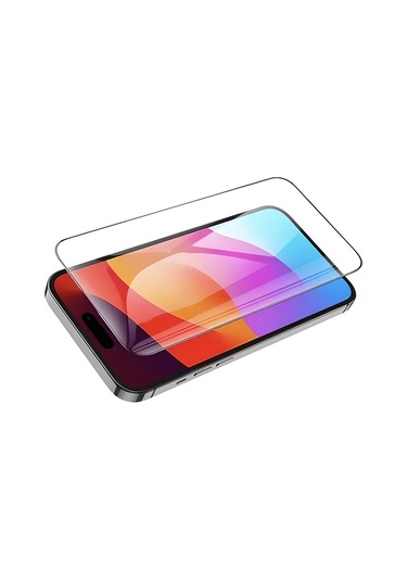 Hoco Flash Attach iPhone Uyumlu 15 Full Hd Tempered Kırılmaz Cam Ekran Koruyucu- 5775