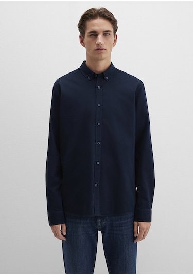 Mavi - M Logo Nakışlı Lacivert Gömlek 0211192-70492 Lacivert