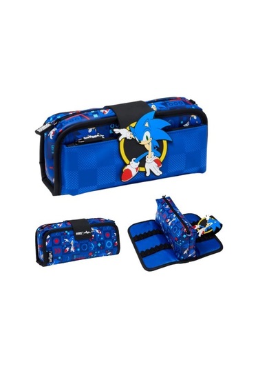 Smiggle Sonic Büyük Kapasiteli Kalem Kutu